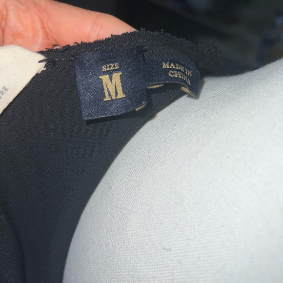 Bird by Juicy Couture Black Stretchy Dress with shoulder pads - Picture 7 of 9